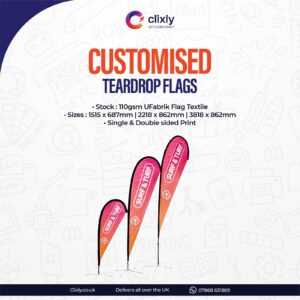 Customised Teardrop Flags